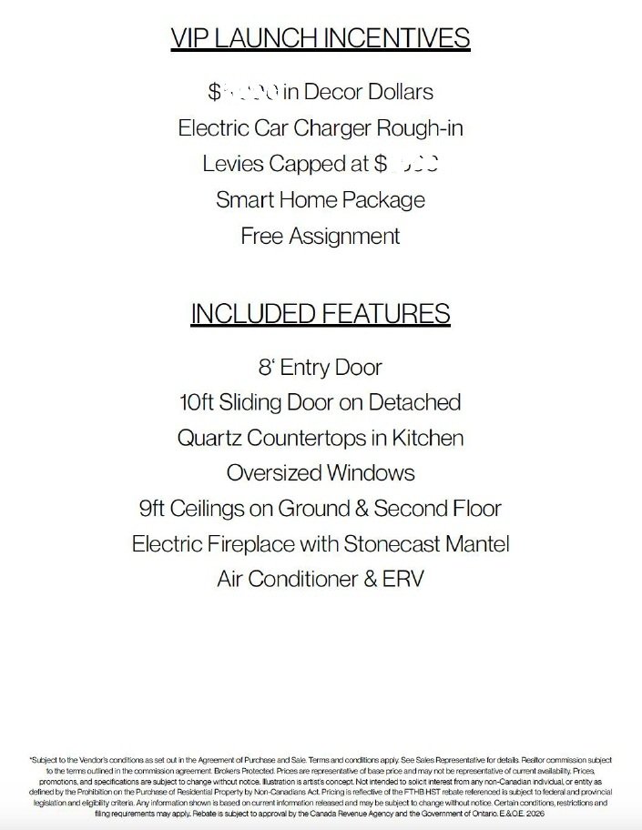 Bloom Park Incentives